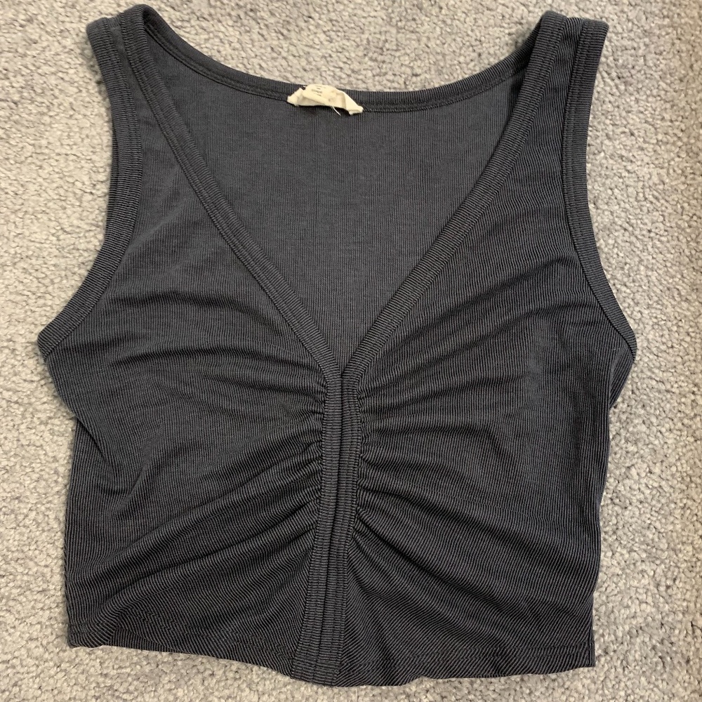 Charcoal Grey going out top